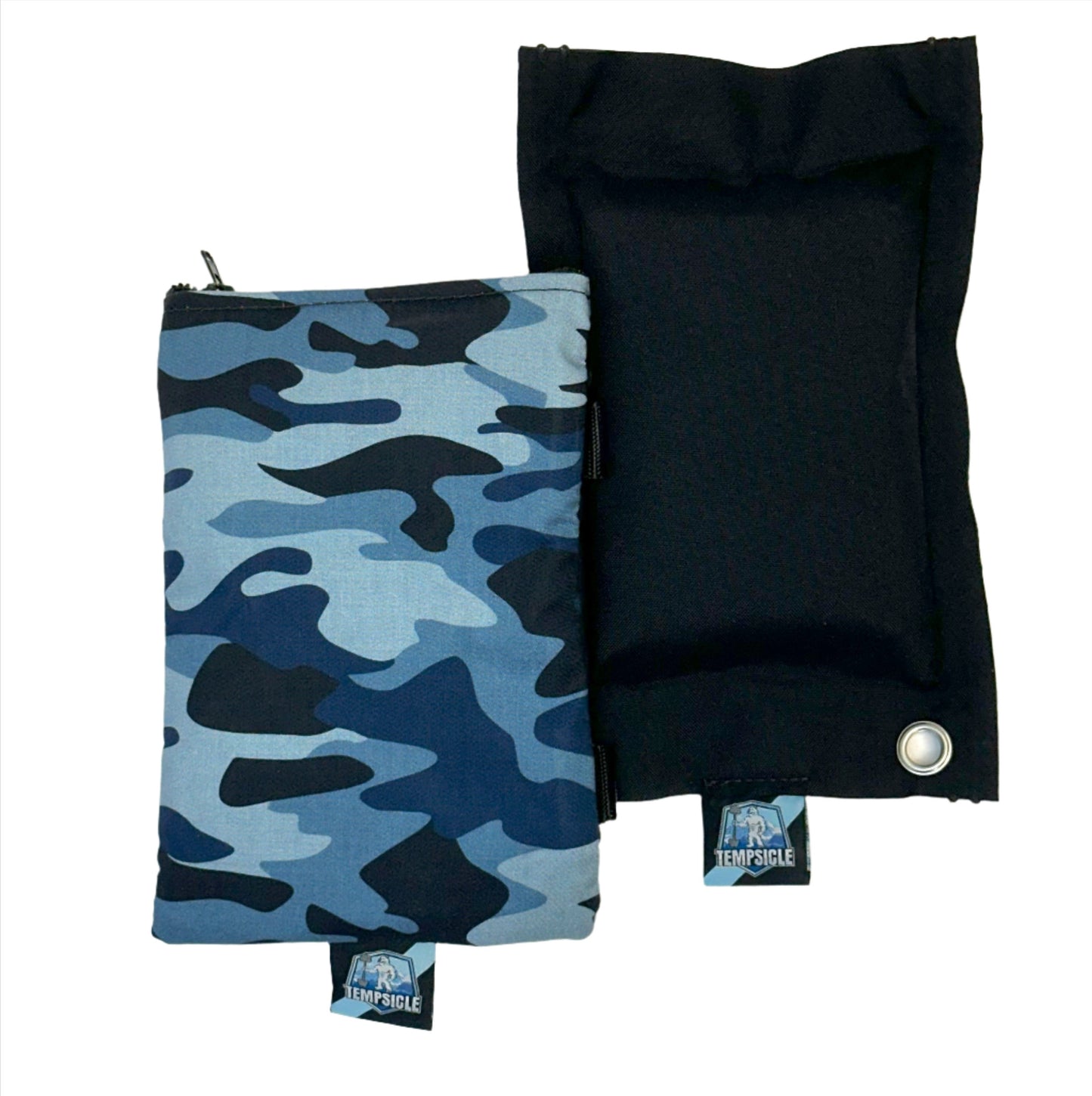 Tempsicle™ Core Palm Cooling Glove Classic in Blue Camo: for Exercise Cardio Equipment