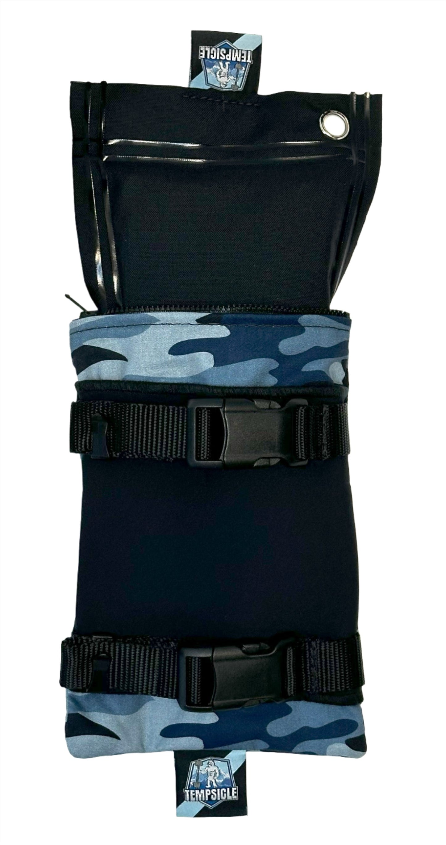 Tempsicle™ Core Palm Cooling Glove Classic in Blue Camo: for Exercise Cardio Equipment