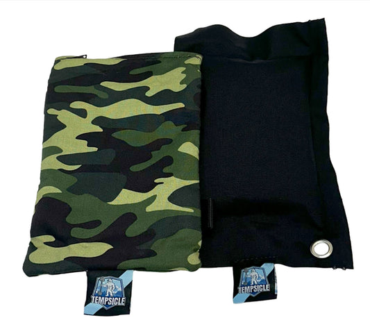 Tempsicle™ Core Palm Cooling Glove Classic in Green and Black Camo : for Exercise Cardio Equipment