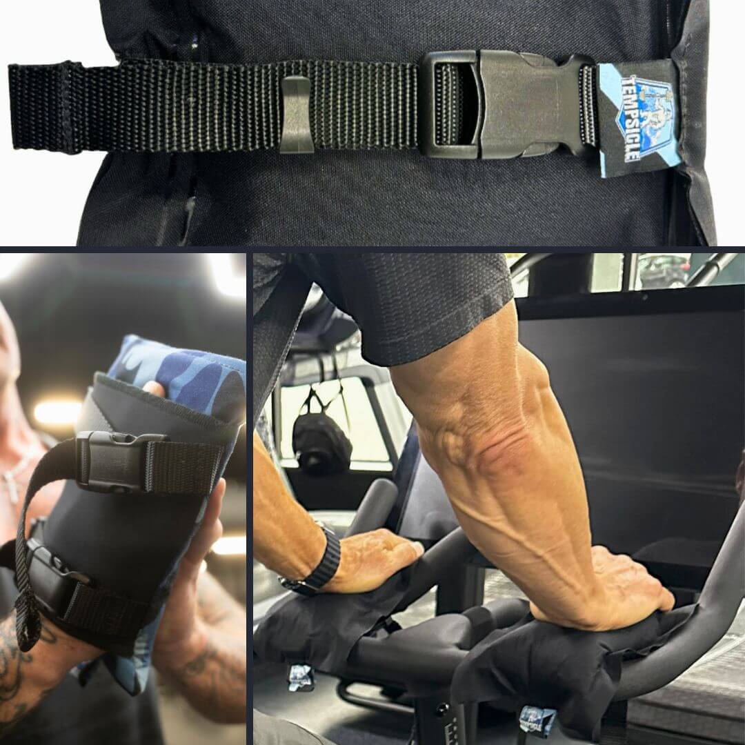 collage of Tempsicle product in use